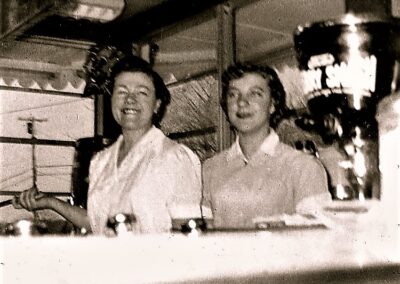 Wanda with staff 1954
