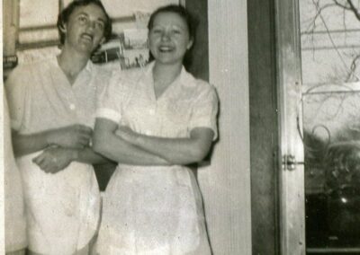 Lill with staff 1954