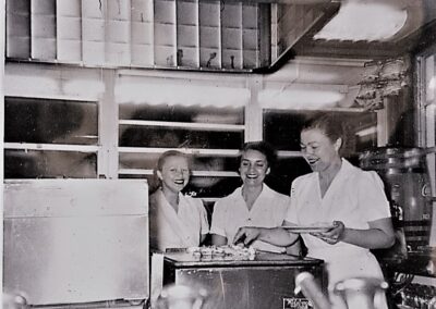 Lill, Helene, & Wanda 1956