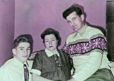 Otto, Mom, & Dad 1954