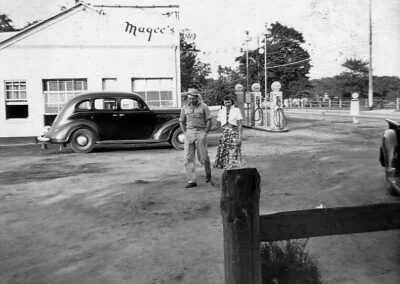 Magee's gas station 1950